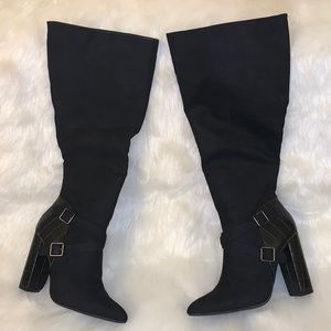 Knee High Boots NWT Size 8 faux leather
